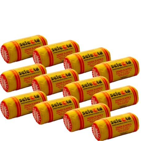 Venda de algodón 10 cm paquete 12 piezas.