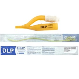 Sonda Foley de látex con globo 5 ml calibre 12 FR (2 vías). Pieza