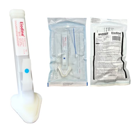 Solución con yodoforo y alcohol isopropílico con aplicador 26 ml. Esteril. Pieza